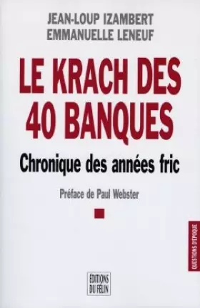 Couverture du produit · Le Krach des 40 banques