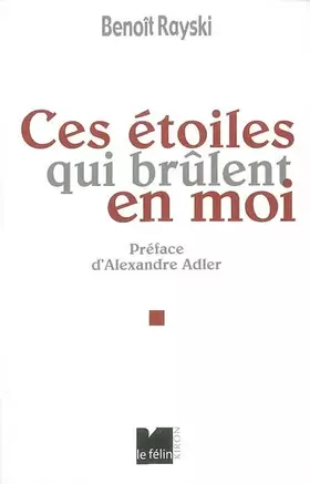 Couverture du produit · Ces étoiles qui brûlent en moi
