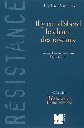 Couverture du produit · Il y eut d'abord le chant des oiseaux
