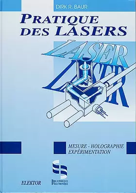 Couverture du produit · Pratique des lasers