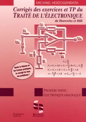Couverture du produit · Corrigé des exercices et TP du traité de l'électronique