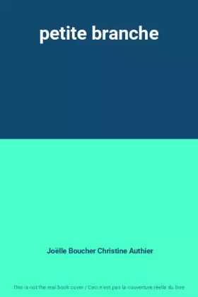 Couverture du produit · petite branche