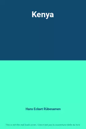 Couverture du produit · Kenya