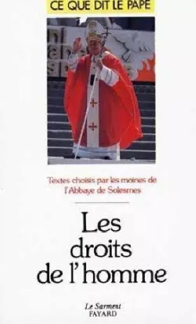 Couverture du produit · Les droits de l'homme