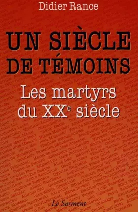 Couverture du produit · Un siècle de témoins