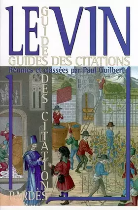 Couverture du produit · Le vin (Guides des citations)