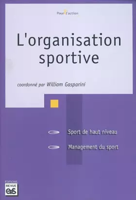 Couverture du produit · L'organisation sportive