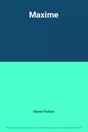 Couverture du produit · Maxime