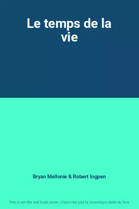 Couverture du produit · Le temps de la vie