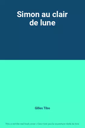 Couverture du produit · Simon au clair de lune