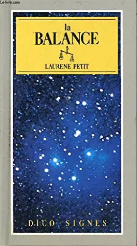 Couverture du produit · La Balance.