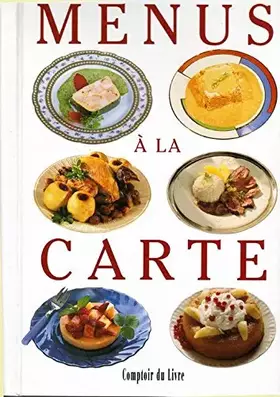 Couverture du produit · Menus à la carte