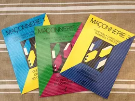 Couverture du produit · Maçonnerie Tome 3 : Planchers, carrelages, cheminées, enduits