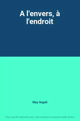 Couverture du produit · A l'envers, à l'endroit