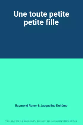Couverture du produit · Une toute petite petite fille