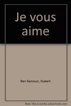 Couverture du produit · Je vous aime