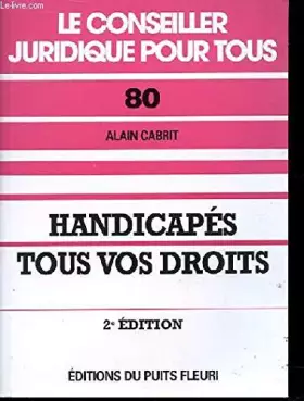 Couverture du produit · Handicapés, tous vos droits