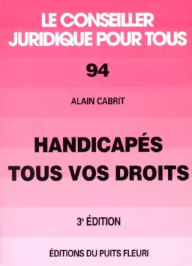Couverture du produit · Handicapés, tous vos droits