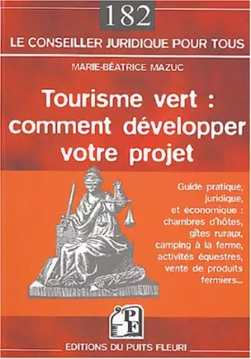 Couverture du produit · Tourisme vert : comment développer son projet