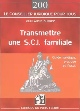 Couverture du produit · Transmettre une SCI familiale