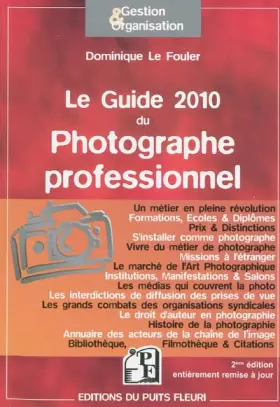 Couverture du produit · Le Guide 2010 du Photographe professionnel