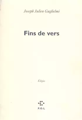 Couverture du produit · Fins de vers: Élégies