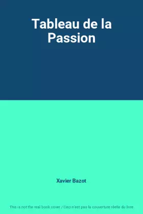 Couverture du produit · Tableau de la Passion
