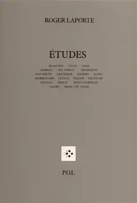 Couverture du produit · Études
