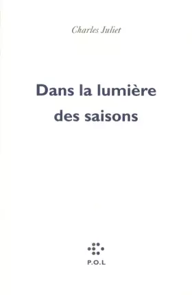 Couverture du produit · Dans la lumière des saisons