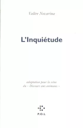 Couverture du produit · L'Inquiétude