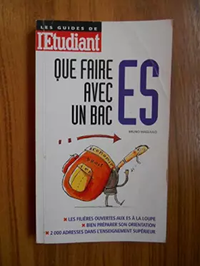 Couverture du produit · Que faire avec un bac ES