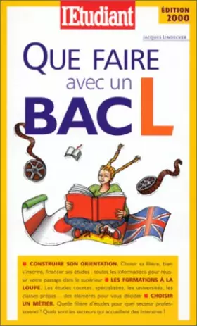 Couverture du produit · Que faire avec un BAC L ?