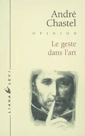 Couverture du produit · Le Geste dans l'art