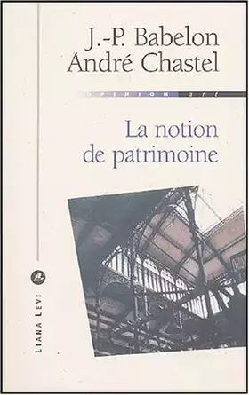 Couverture du produit · La notion de patrimoine