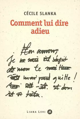Couverture du produit · Comment lui dire adieu
