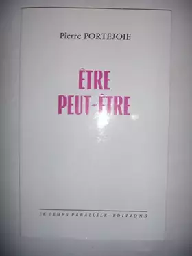 Couverture du produit · Être peut-être