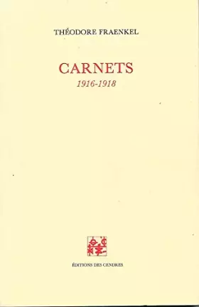 Couverture du produit · Carnets, 1916-1918