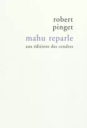 Couverture du produit · Mahu reparle
