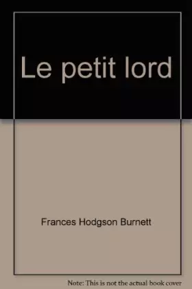 Couverture du produit · Le petit lord
