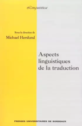 Couverture du produit · Aspects linguistiques de la traduction