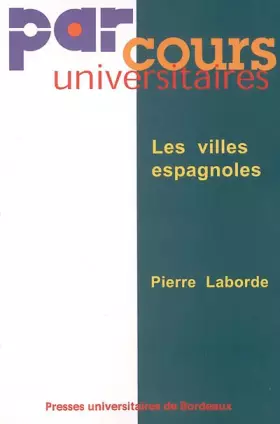 Couverture du produit · Les villes espagnoles