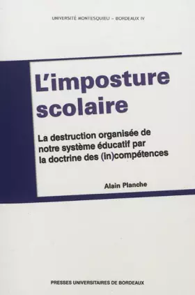 Couverture du produit · Imposture scolaire