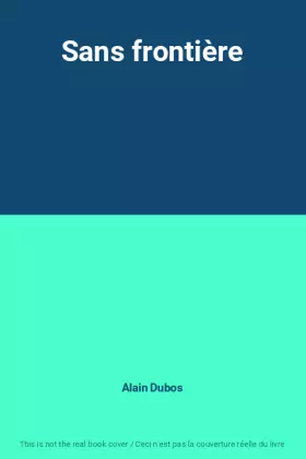 Couverture du produit · Sans frontière