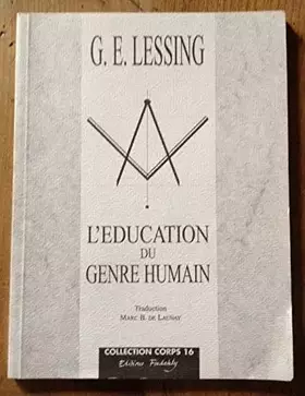 Couverture du produit · L'éducation du genre humain