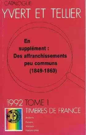 Couverture du produit · Tous les suppléments sortis en 1992