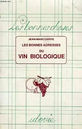 Couverture du produit · Les Bonnes adresses du vin biologique
