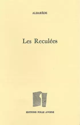 Couverture du produit · Les Reculées