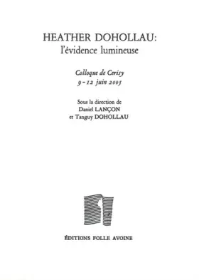 Couverture du produit · L'évidence lumineuse