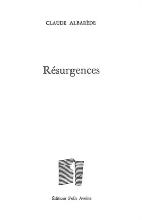 Couverture du produit · Résurgences