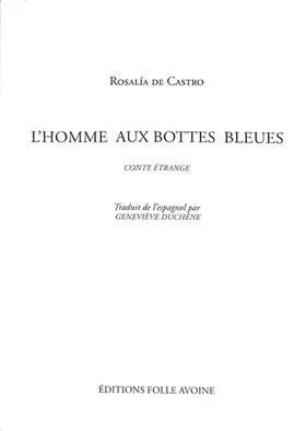 Couverture du produit · L'homme aux bottes bleues